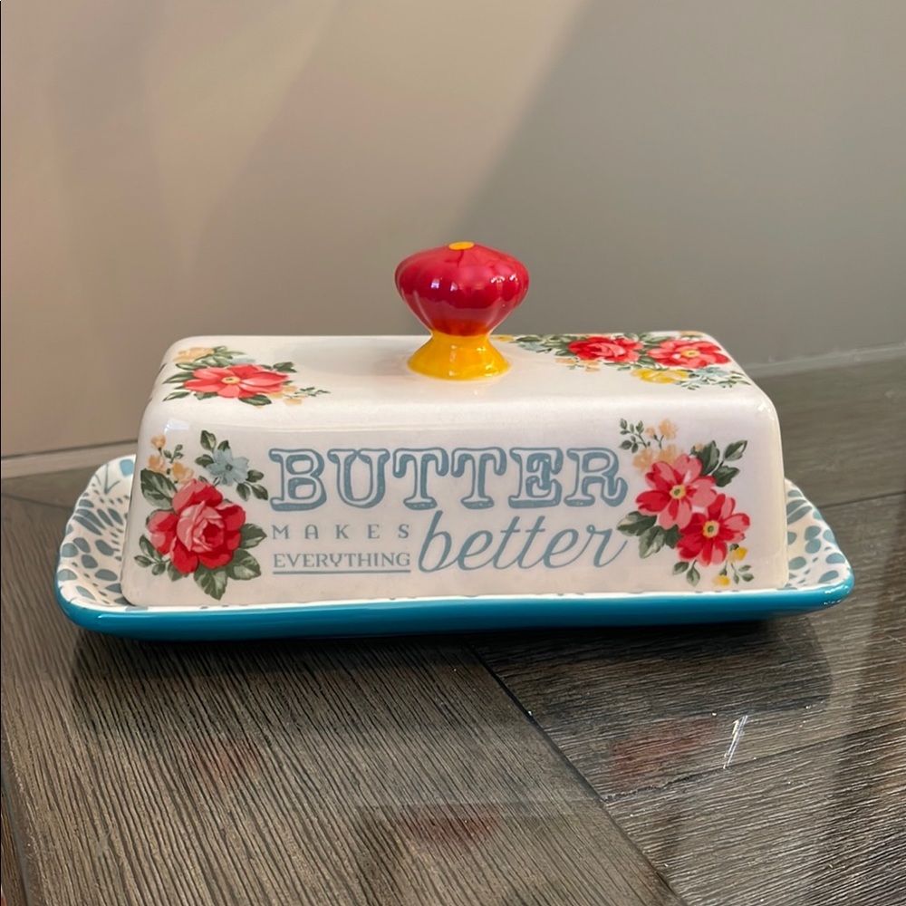 The Pioneer Woman Vintage Butter Dish